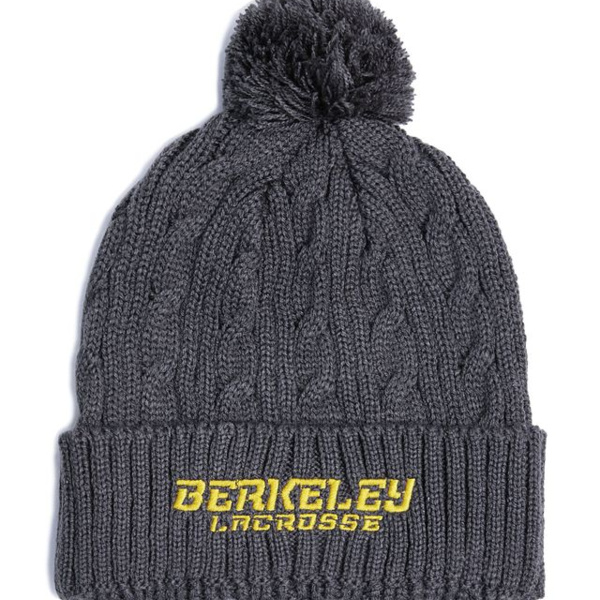 Cable Knit Pom-Pom Beanie Thumbnail