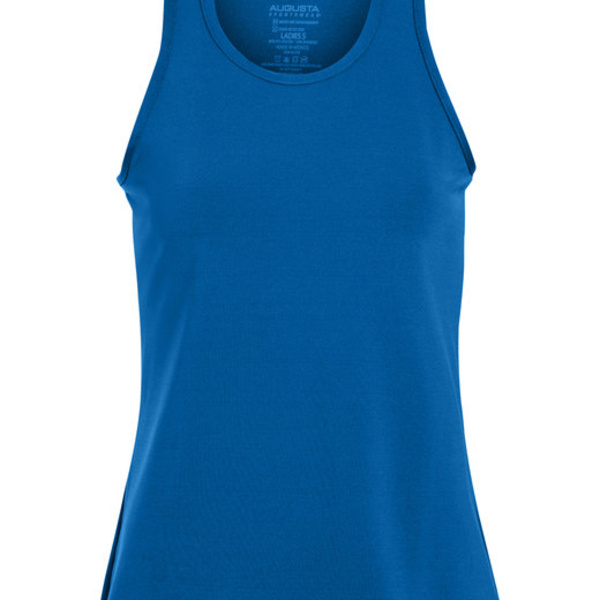 Girls' Polyester Spandex Racer Tank Thumbnail