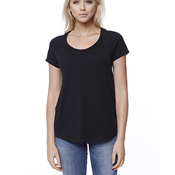 Ladies' CVC Loose Short-Sleeve Raglan Thumbnail