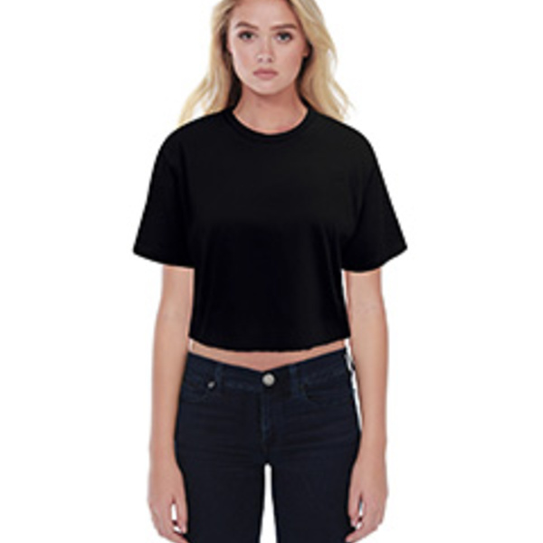 Ladies' Crop Boyfriend T-Shirt Thumbnail